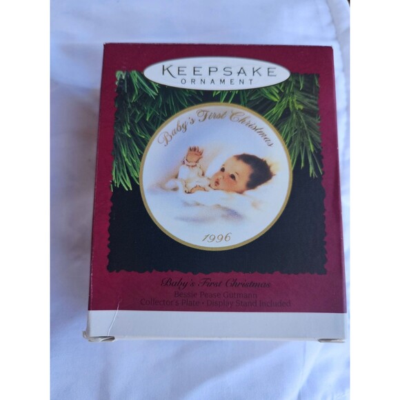 Hallmark Keepsake Ornament 1996 Bessie Pease Gutmann "Baby's First Christmas" - Picture 1 of 2